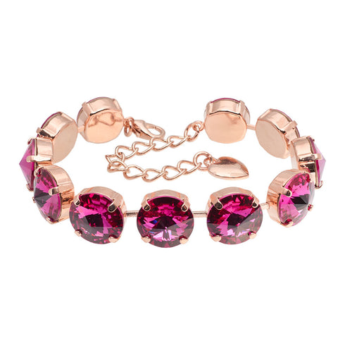 Aproce "Vorteks (Fuchsia)" ar Swarovski™ kristāliem
